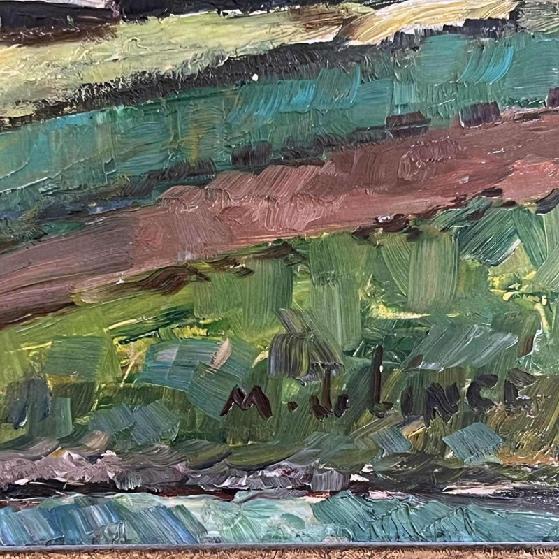 Marcel De LINCÉ « Paysage » huile sur panneau Marcel De LINCÉ « Paysage » huile sur panneau