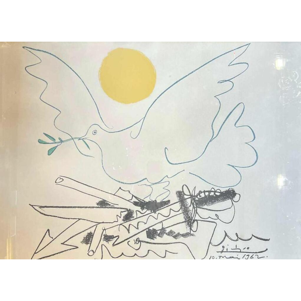 Pablo PICASSO lithograph “The Dove of the Future” 1962