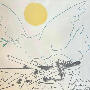 Pablo PICASSO litho “De duif van de toekomst” 1962