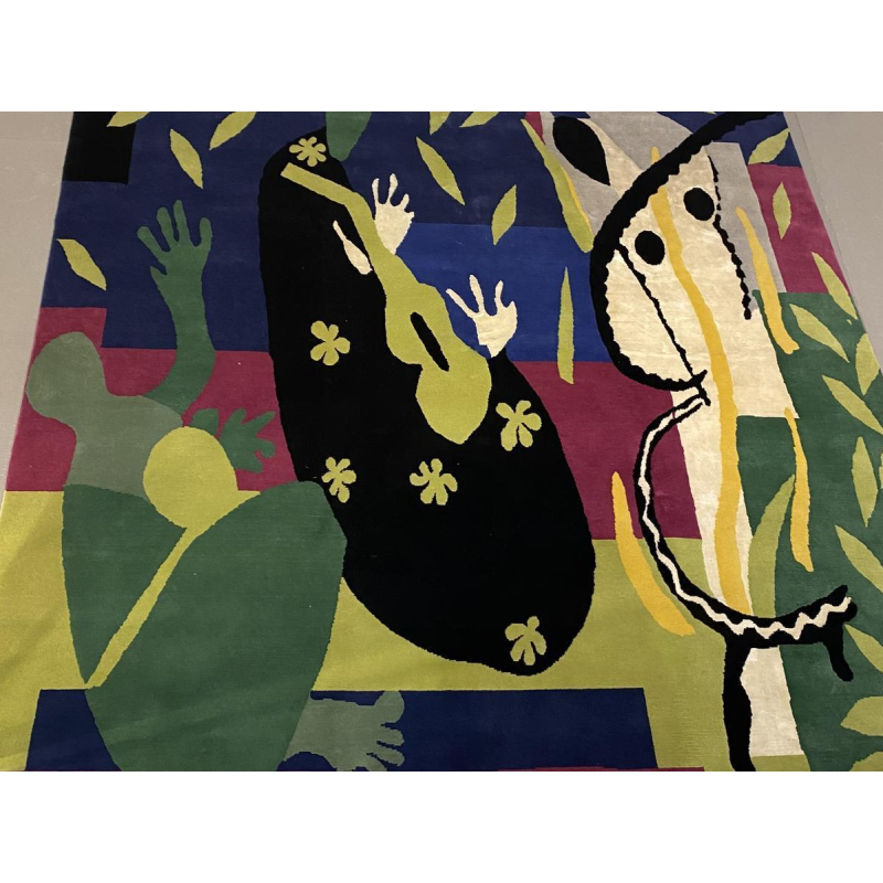 Contemporary rug, inspired by Matisse