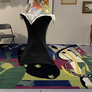 Tapis contemporain, inspiré de Matisse