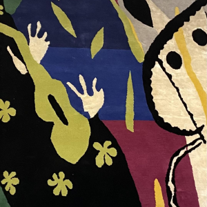 Tapis contemporain, inspiré de Matisse