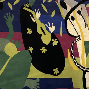 Hedendaags tapijt, geïnspireerd door Matisse