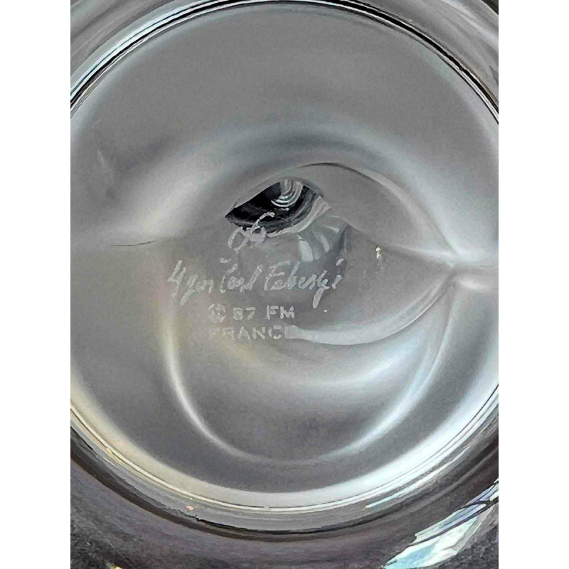 Igor Carl FABERGÉ / Franklin Mint “The Snow Doves” crystal candlestick Igor Carl FABERGÉ / Franklin Mint “The Snow Doves” crystal candlestick