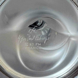 Igor Carl FABERGÉ / Franklin Mint “The Snow Doves” crystal candlestick Igor Carl FABERGÉ / Franklin Mint “The Snow Doves” crystal candlestick