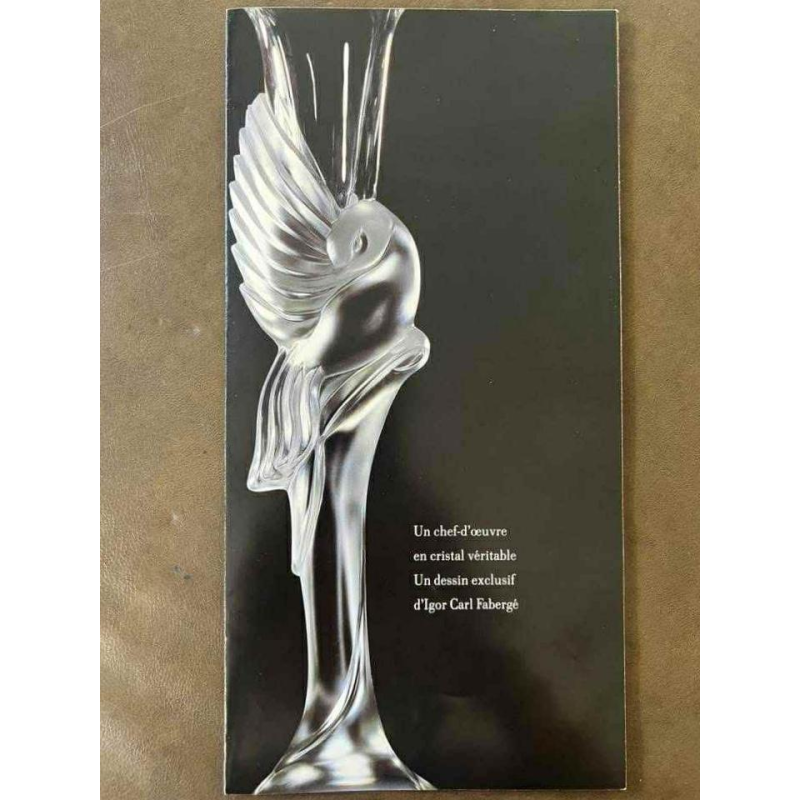 Igor Carl FABERGÉ / Franklin Mint "The Snow Doves" kristallen kandelaar Igor Carl FABERGÉ / Franklin Mint "The Snow Doves" kristallen kandelaar