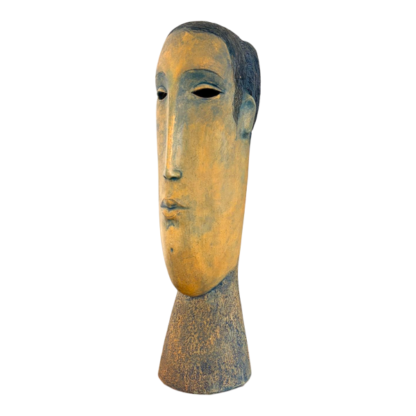 Katarzyna Nowak, sculpture en terre cuite polychrome, vers 2005