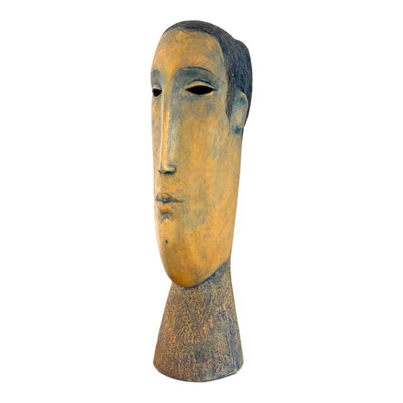 Katarzyna Nowak, sculpture en terre cuite polychrome, vers 2005