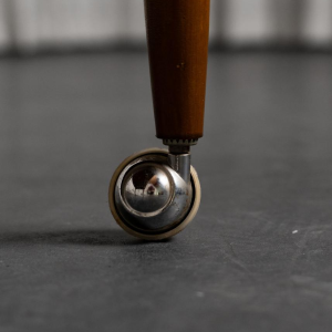 Vintage storage unit on wheels