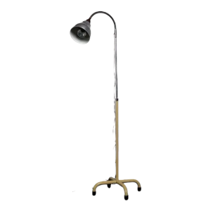 Lampadaire médical flexible vintage, acier laqué, XXe s Lampadaire médical flexible vintage, acier laqué, XXe s