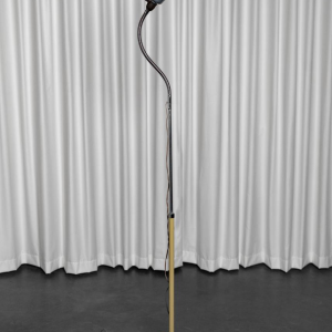 Vintage flexibele medische staande lamp, gelakt staal, 20e eeuw Vintage flexibele medische staande lamp, gelakt staal, 20e eeuw