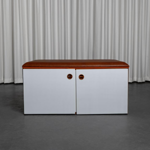 Vintage bench storage unit, 20th century