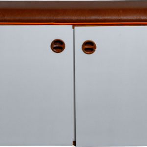 Vintage bench storage unit, 20th century