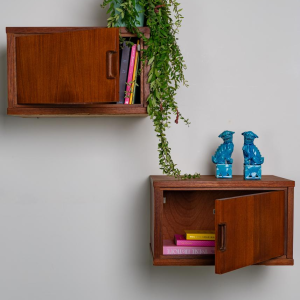 Set of 2 vintage floating nightstands Set of 2 vintage floating nightstands