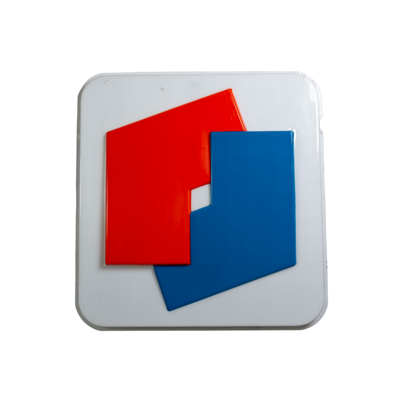 Elf reclame lichtbak, 1967 Elf reclame lichtbak, 1967