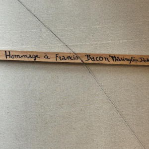 Vasington DOKO “Homage to Francis Bacon” 1989 oil painting on canvas Vasington DOKO “Homage to Francis Bacon” 1989 oil painting on canvas