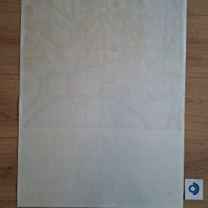 Marcel GROMAIRE "Recent Paintings" lithographic poster, Mourlot printing 1954