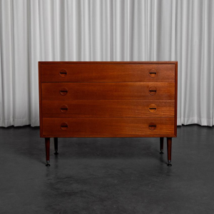 Rud Thygesen & Johnny Sørensen for HG Furniture, teak chest of drawers, Denmark, 1960 Rud Thygesen & Johnny Sørensen for HG Furniture, teak chest of drawers, Denmark, 1960