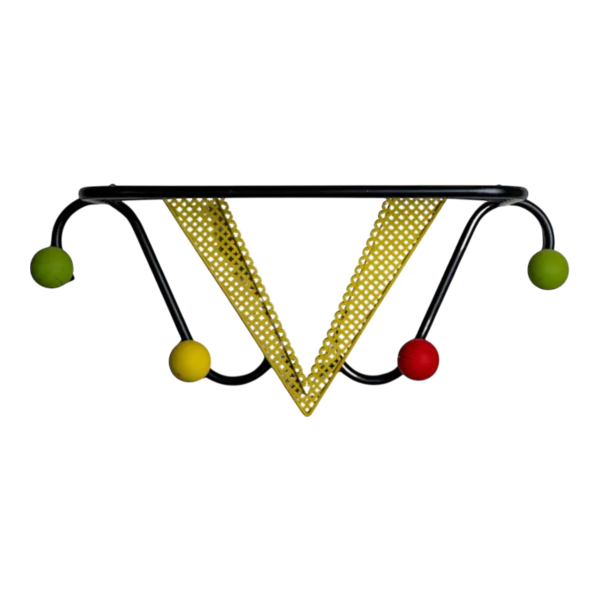 Mathieu Matégot, porte manteau mural, France 1950-1960