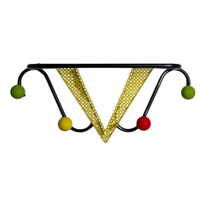 Mathieu Matégot, wall-mounted coat rack, France 1950-1960 Mathieu Matégot, wall-mounted coat rack, France 1950-1960