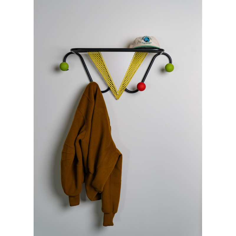 Mathieu Matégot, wall-mounted coat rack, France 1950-1960 Mathieu Matégot, wall-mounted coat rack, France 1950-1960