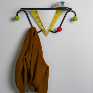 Mathieu Matégot, wall-mounted coat rack, France 1950-1960 Mathieu Matégot, wall-mounted coat rack, France 1950-1960