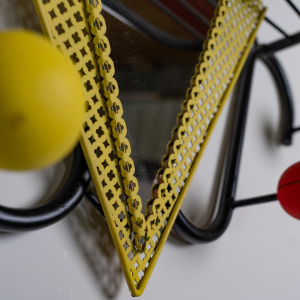 Mathieu Matégot, wall-mounted coat rack, France 1950-1960 Mathieu Matégot, wall-mounted coat rack, France 1950-1960