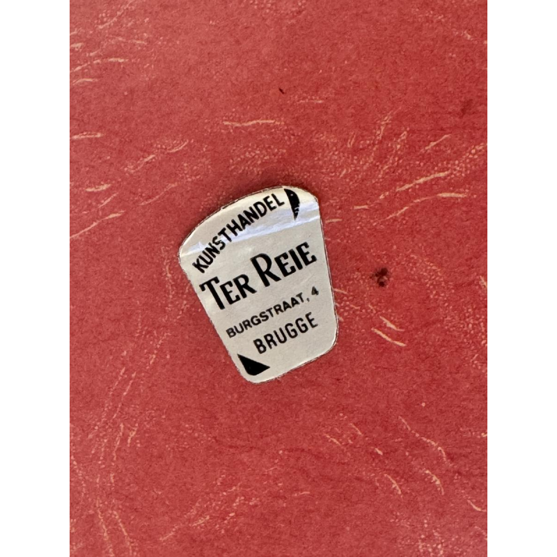 Michèle BEOEDERS «Nu fantastique» 1971 peinture huile sur carton