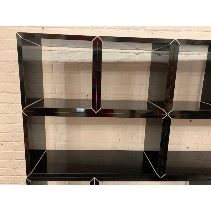 Willy Rizzo modular shelving unit, 20th century