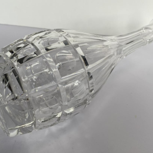 Val Saint Lambert, pair of crystal decanters