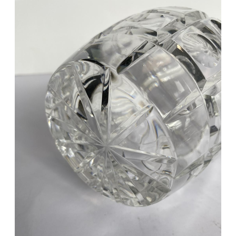 Val Saint Lambert, paire de carafes en cristal