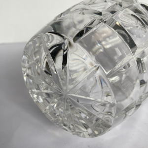 Val Saint Lambert, pair of crystal decanters