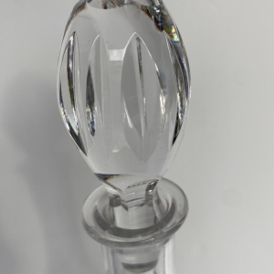 Val Saint Lambert, paire de carafes en cristal