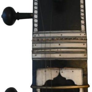 Oude Indiase sitar – circa 1910–1930, ebbenhout & been