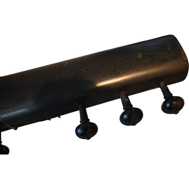 Antique Indian sitar, ebony and bone, circa 1910-1930