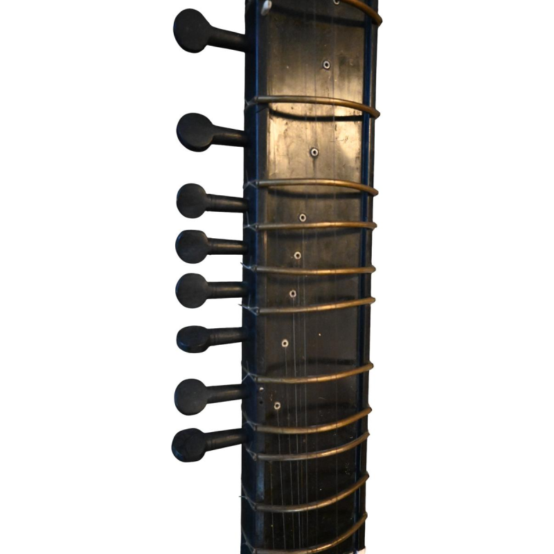 Oude Indiase sitar – circa 1910–1930, ebbenhout & been