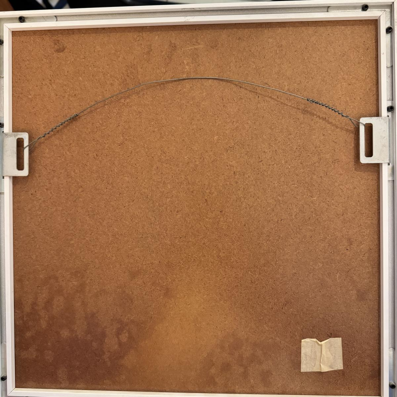 Jean-Pierre LORAND «Les 3 biquettes dans le champ fleuri» gouache, Art naïf