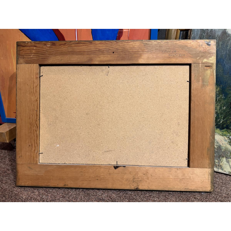 Maurice Musin, "Nachtelijk paar", olieverfschilderij op paneel