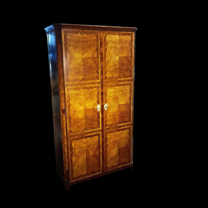 Maison JANSEN, armoire en bois de placage