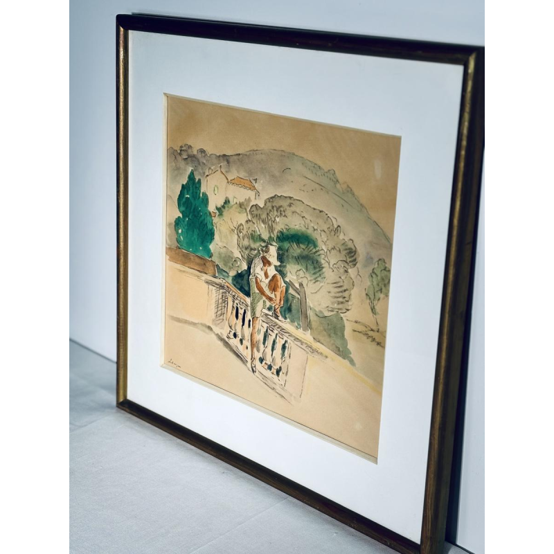 Aquareldruk naar Henri Lebasque, Frankrijk, 20e eeuw