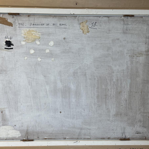 Ghislaine CAMBRON (1923- ) L'armoire bois blanc L'armoire de bois blanc 1972 oil on panel