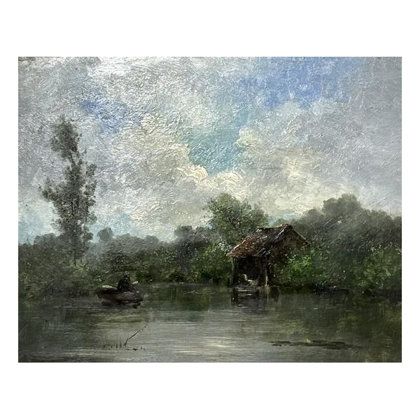 Jules-Ernest Martin CHABLIS, olieverfschilderij op paneel, Franse School, 19e eeuw