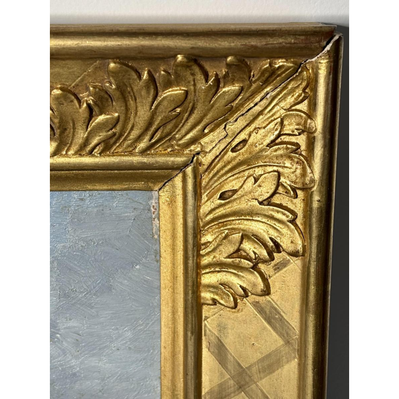 Jules-Ernest Martin CHABLIS, oil painting on panel, French School, 19th century