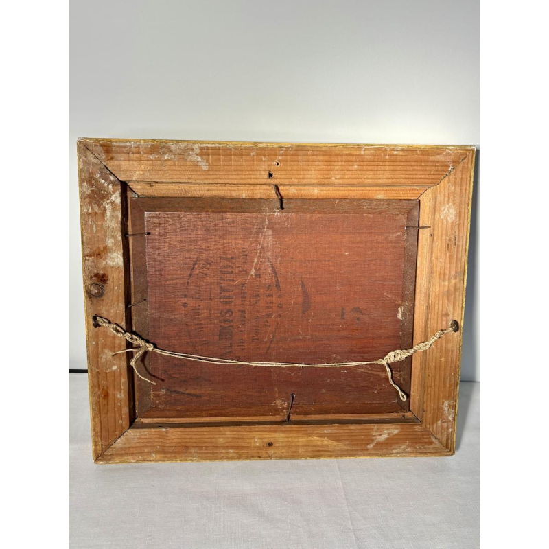 Jules-Ernest Martin CHABLIS, oil painting on panel, French School, 19th century