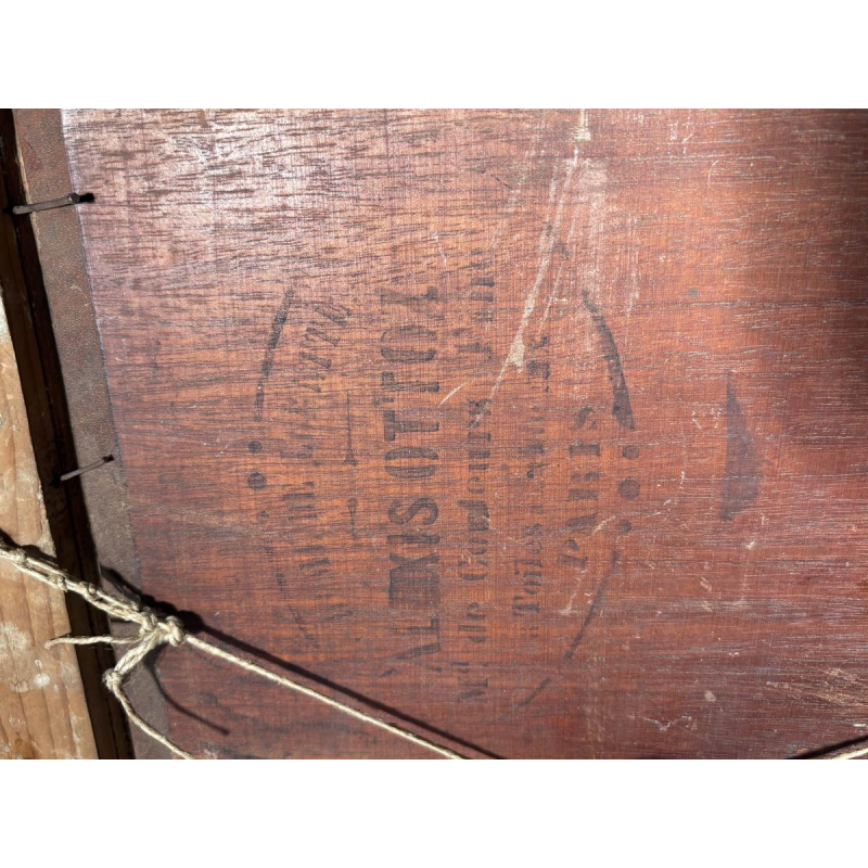 Jules-Ernest Martin CHABLIS, oil painting on panel, French School, 19th century