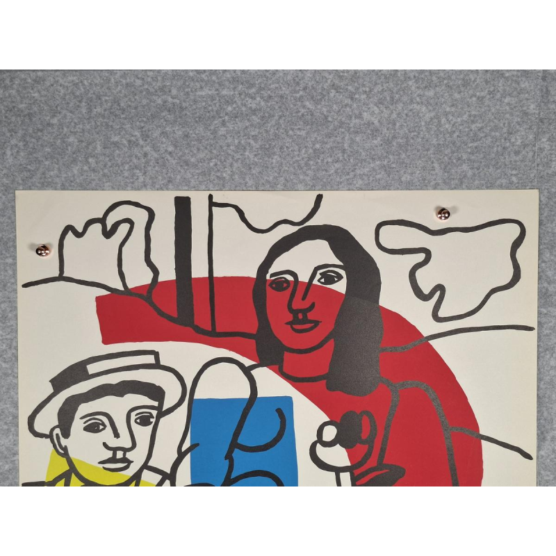 Fernand Léger / Mourlot printing - De twee geliefden - lithografisch poster