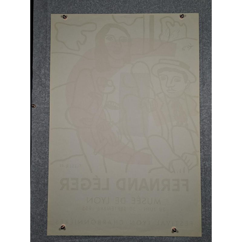 Fernand Léger / Mourlot printing - The Two Lovers - lithographic poster