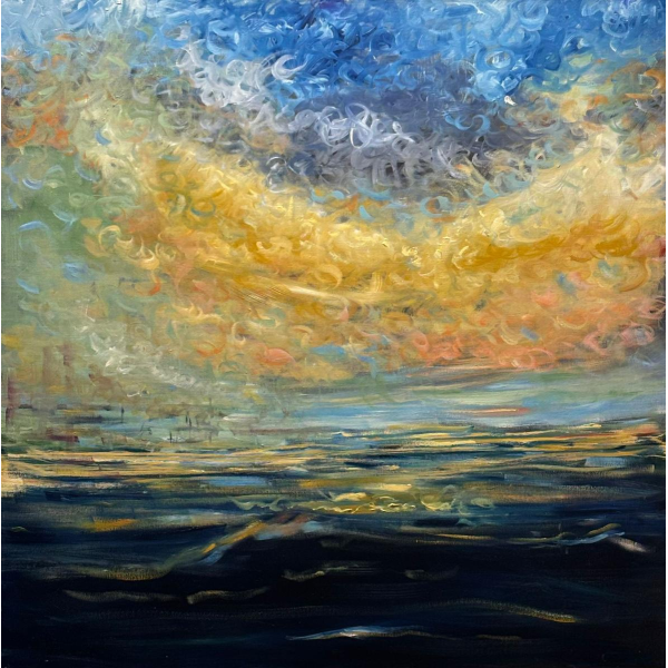 Jonathan de Cesare - Gouden Adem - Olieverf op doek - 2025