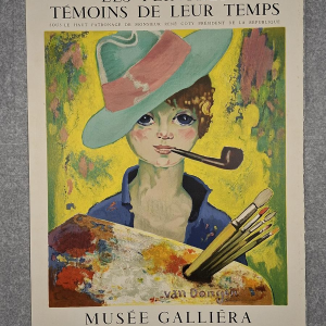 Kees VAN DONGEN / Mourlot impression - Les peintres témoins de leur temps - affiche lithographique