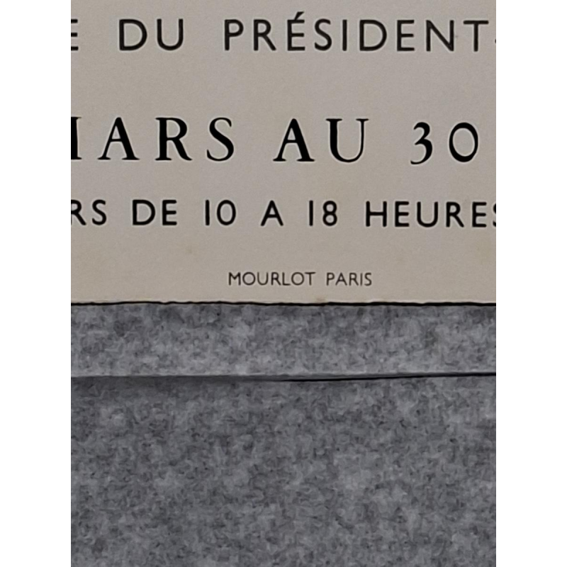 Kees VAN DONGEN / Mourlot impression - Les peintres témoins de leur temps - affiche lithographique